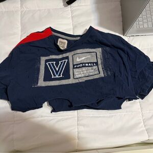 Villanova football cropped graphic vintage tshirt
